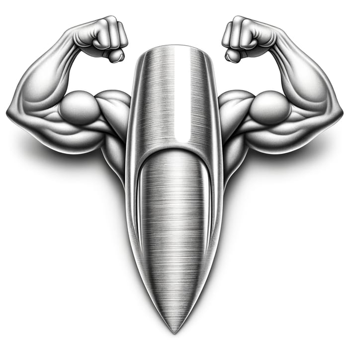 Muscular Nail: Embodying Strength and Masculinity
