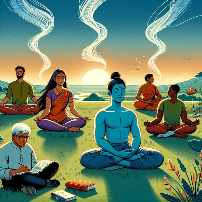 Mindfulness for Value-Driven Success: Serene Scenes of Multicultural Practice
