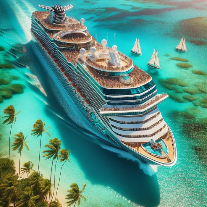 Opulent 'Tiki Twins' Cruise Ship | Vibrant Caribbean Luxury