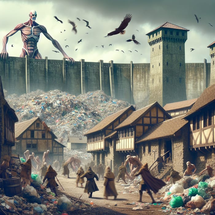 Attack on Titan: Fantasy vs. Reality in a Medieval Town