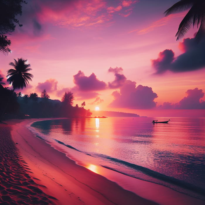 Tranquil Sunrise at Serene Beach