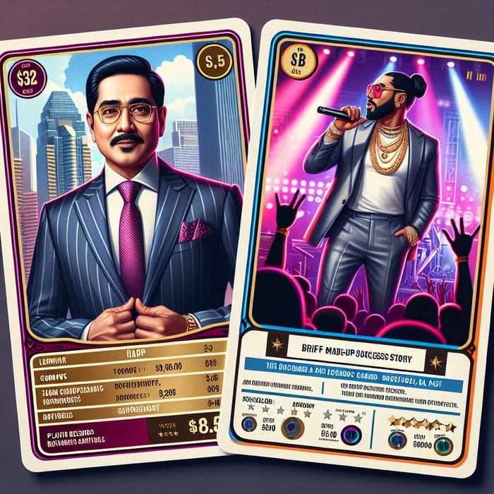 Trading Cards: Billionaire CEO vs. Major Rap Artist