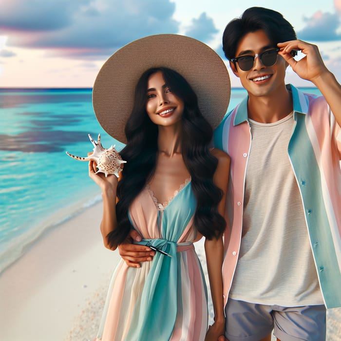 Happy Couple Enjoying Romantic Beach Getaway | Exotic Holidays