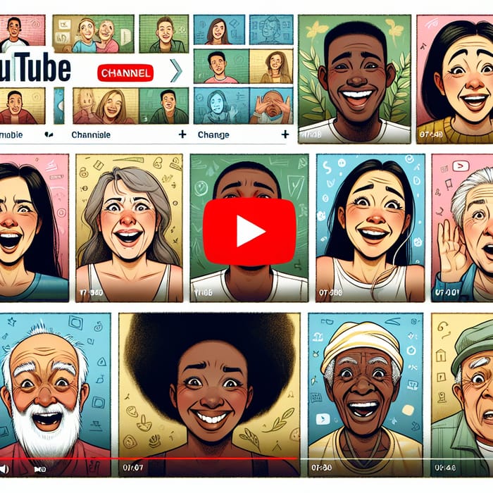 People's Feelings: Short Videos on a Diverse YouTube Channel