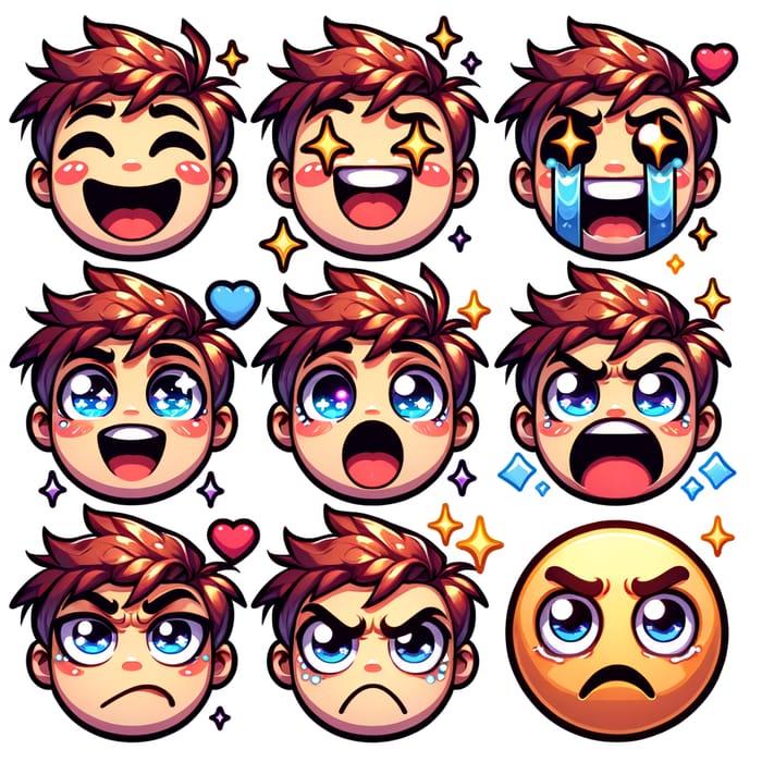 Expressive Twitch Emotes for Digital Streaming | Set of Emotes
