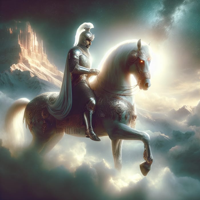 Holy Knight on Horseback: An Ethereal Encounter