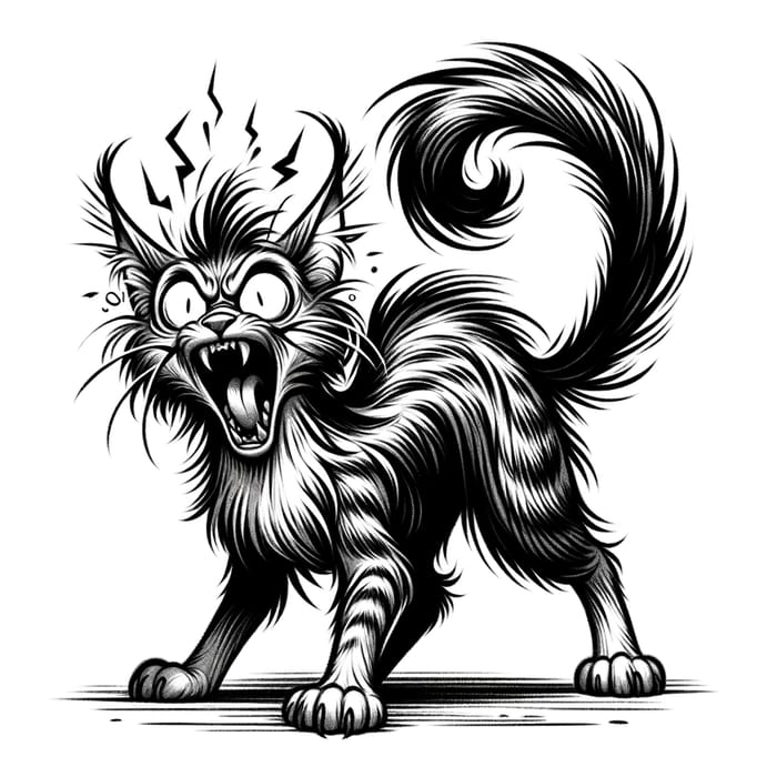 Furious Cat - Expressing Anger