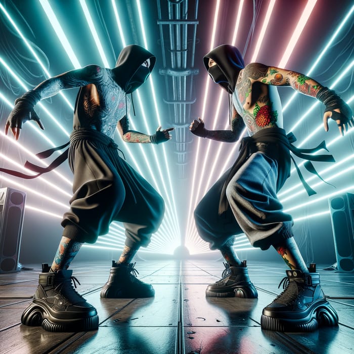 Modern Samurai Rap Battle at Black and White Underground Rave