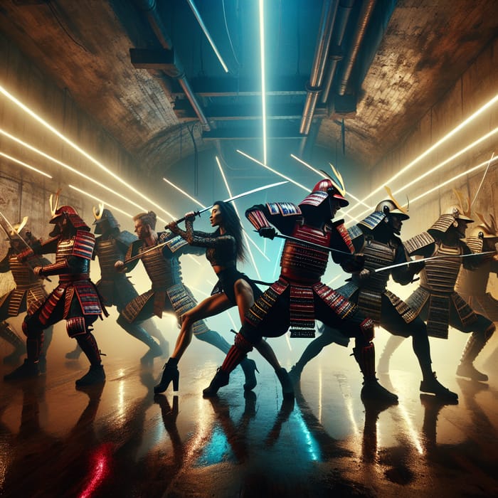 Samurai Dance Battle - Underground Rave Dance Spectacle