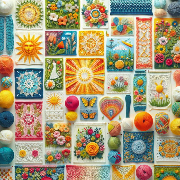 Bright Summer Knitting Patterns: Flora, Fauna, Sunshine & Beach