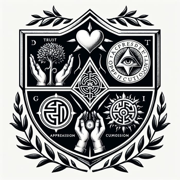 Coat of Arms: Trust, Appreciation, Growth, Compassion & Curiosity