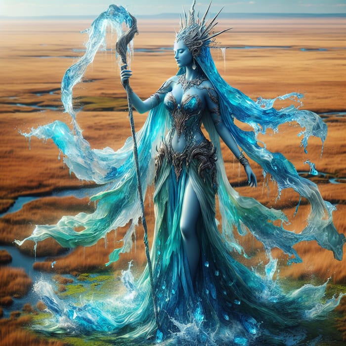 Aqua Goddess: Protector of Rivers and Springs