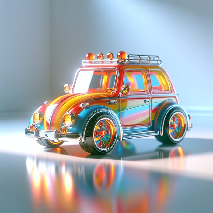 Creative 3D Car Toy Animation