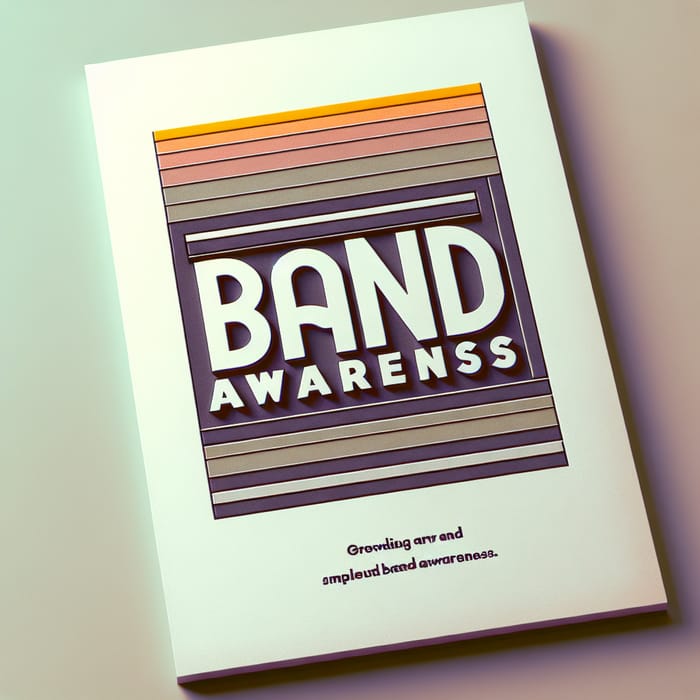 Brand Awareness, Bold Typography Design