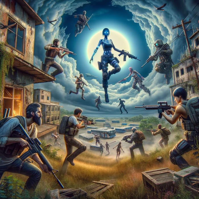 PUBG PC Gameplay: Thrilling Battle Royale Action | AI Art