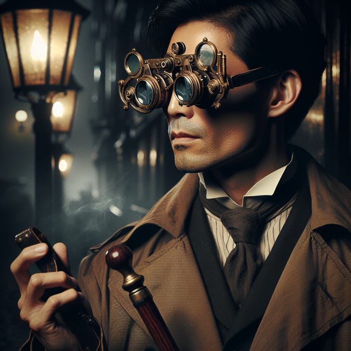Victorian Detective with Technical Glasses