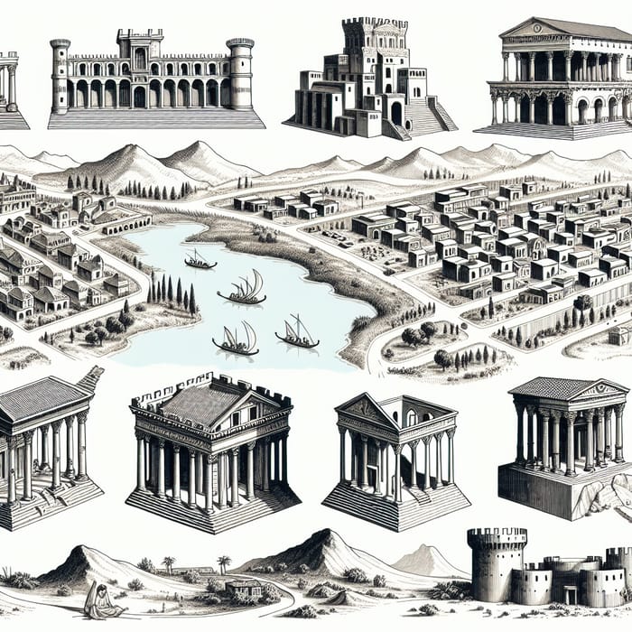Varied Roman City Planning: Adaptability to Terrain