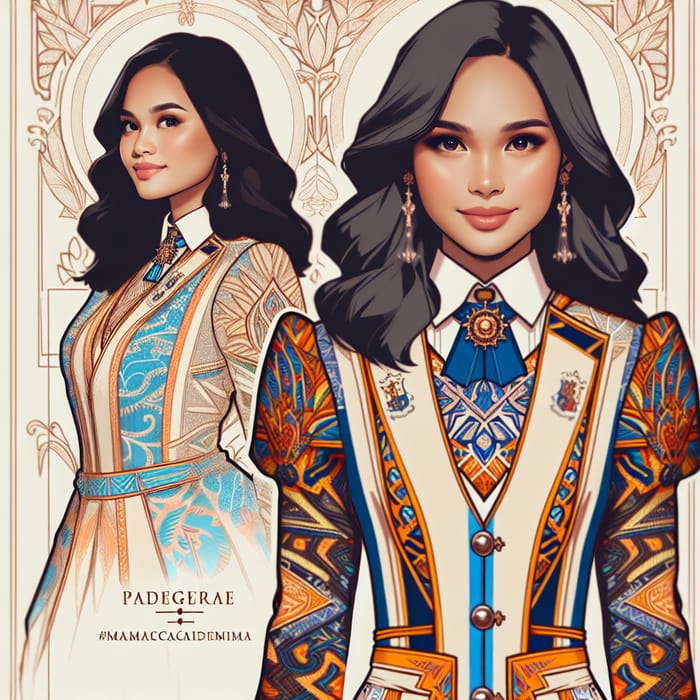 Filipina Princess in Magic Academia Uniform | Enchanting Scholar