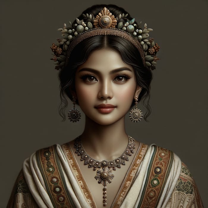 Filipina Princess in Roman Empire Dress | Majestic Philippines Royalty