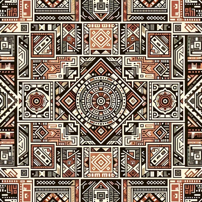 Geometric Aztec Patterns | Seamless Textures