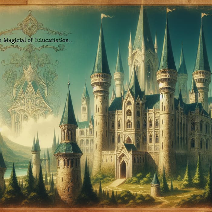 Enchanting Castle: Towers of Wisdom and Magical Education