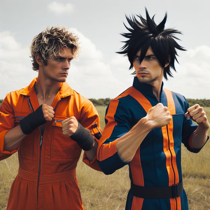 Epic Martial Arts Duel: Goku vs. Naruto
