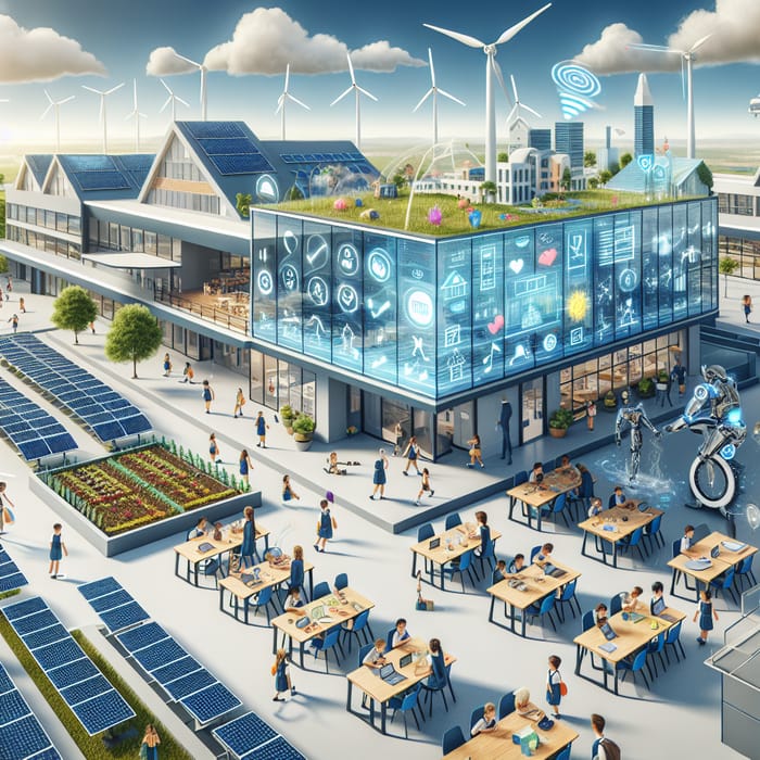 School of the Future: Virtual Reality, AI, and Sustainable Energy