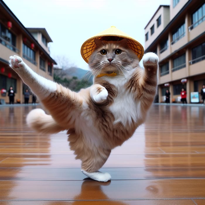 Cat Dance Moves | Adorable Feline with Dancing Skills