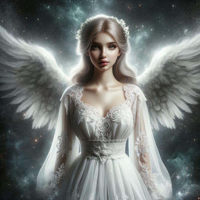 Naked Angel Girl | Celestial Beauty and Grace