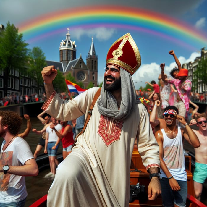Sinterklaas Celebrating Diversity in Amsterdam Gay Parade