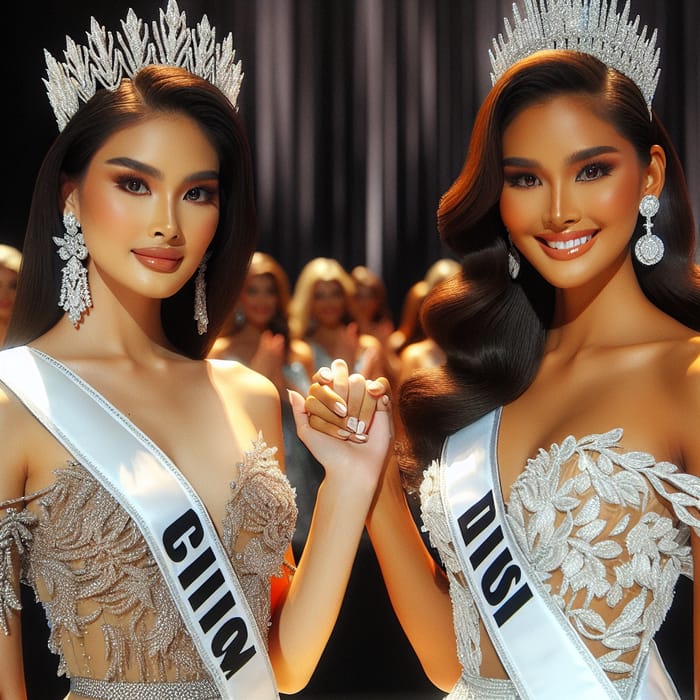 Michelle Marquez Dee & Sheynnis Palacios Shine at Miss Universe