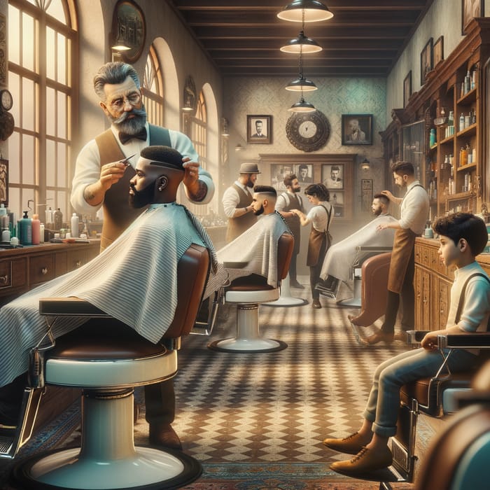 Barbershop Scene | Multicultural Styling
