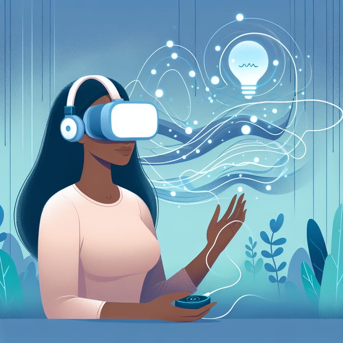Virtual Reality Anxiety Therapy Game with Brainwave Technology | Experience Calmness