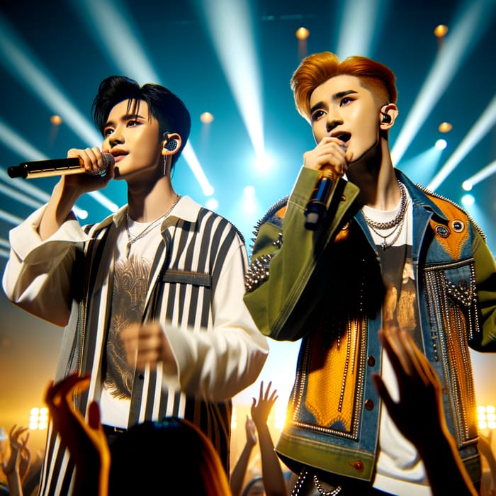 Baekhyun & Lucas: Trendy K-Pop Duo Performing Live