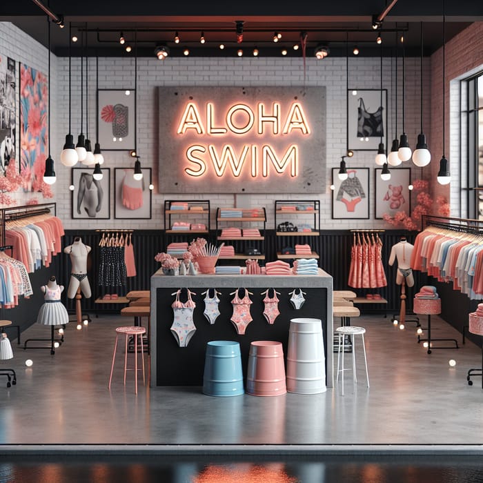 Aloha Swim Kids Swimwear | Shabby Chic Store Design