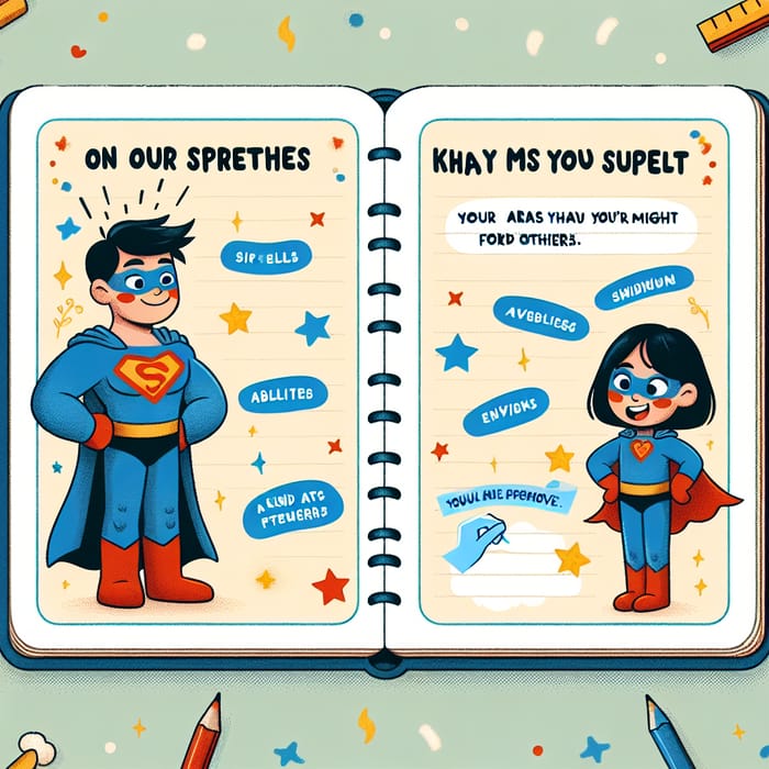 Empowering Kids: Superhero Journal Celebrating Strengths