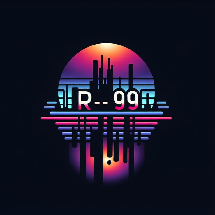 R-99 Underground Party Logo Design - Cyberpunk Inspiration