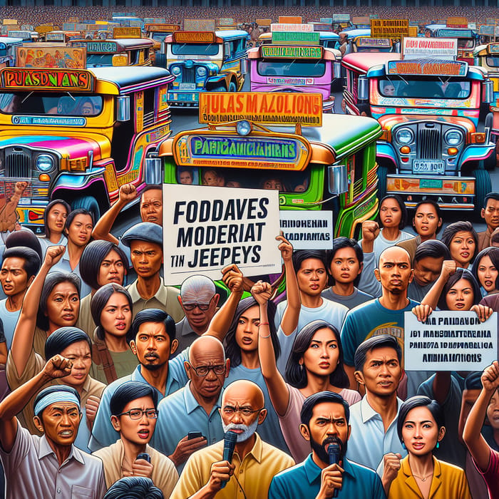 Political Jeepney Modernization Protests