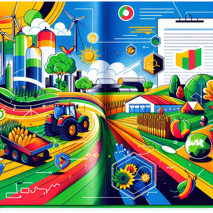Brazil's Dynamic & Colorful Agricultural Capabilities | Graphic Showcase