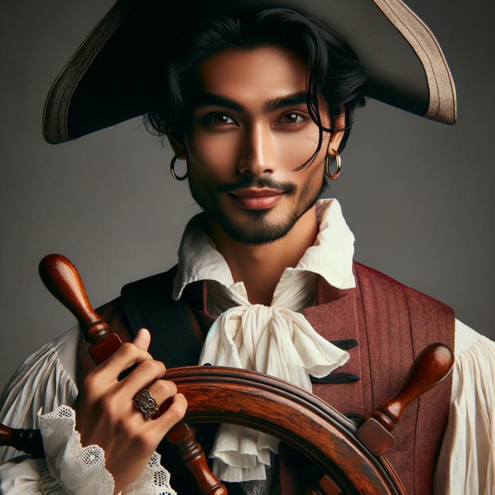 Pirate Costume for South Asian Man