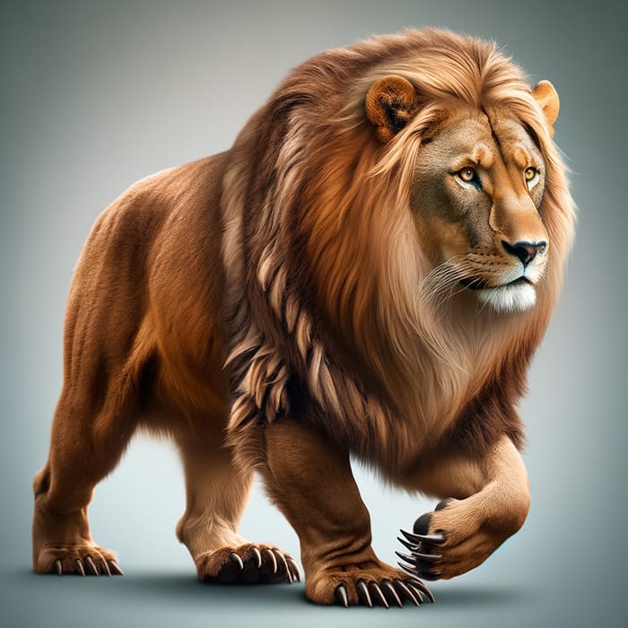 Majestic Bear Lion Hybrid: Mythical Power Unleashed