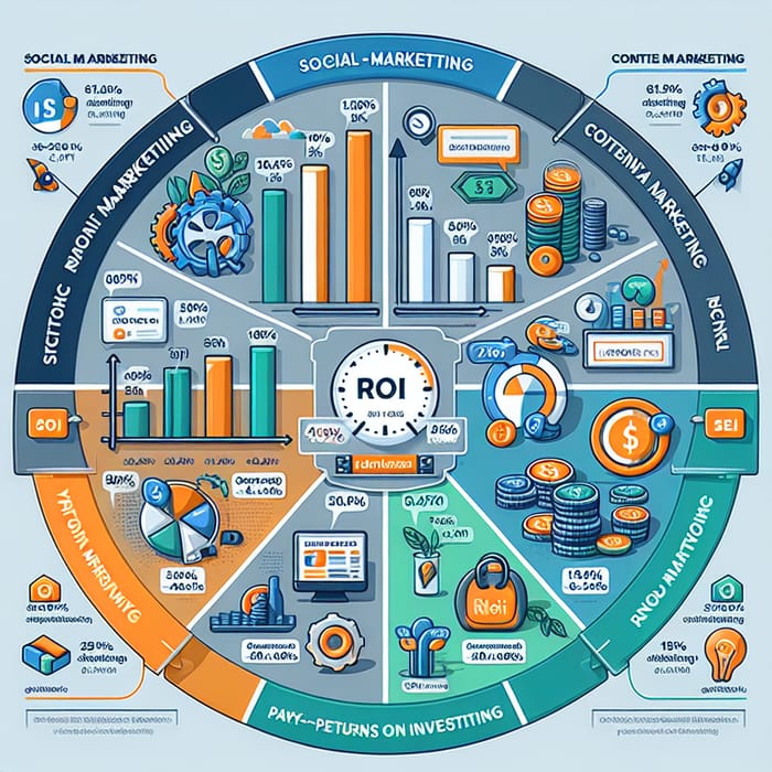 Marketing Strategy with Best ROI: Social Media, Email, PPC & SEO