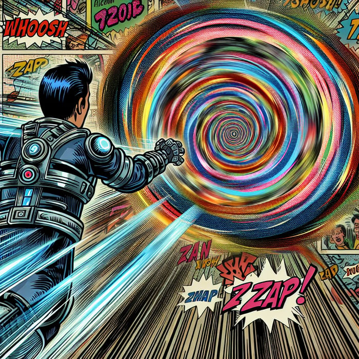 Time Travel, Comic Book Style: An Energetic Journey