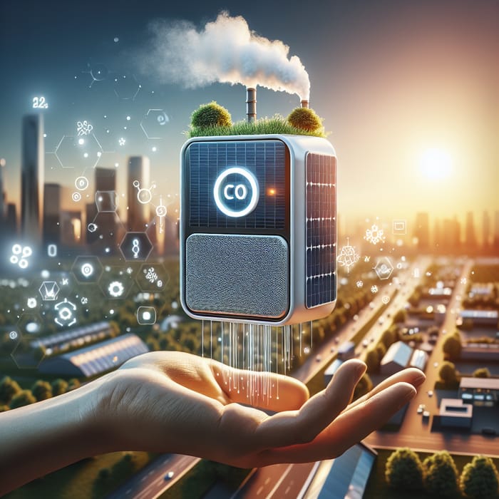 Innovative Solar-Powered CO2 to Oxygen Device Innovative Solar-Powered CO2 to Oxygen Device