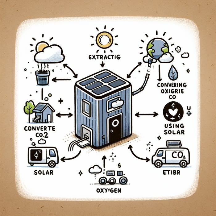 Compact Solar Device for CO2 to Oxygen Conversion Compact Solar Device for CO2 to Oxygen Conversion