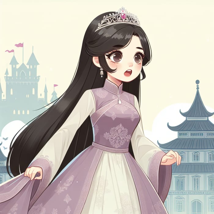Dương Becomes a Princess - Traditional Royal Gown