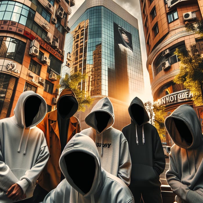 Young Drug Dealers in Kazakhstan | Street Scene with Hooded Youth