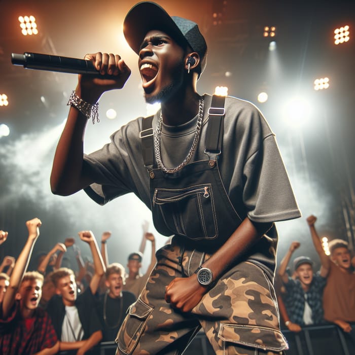 Energetic Hip Hop Performance by Kendrick Lamar