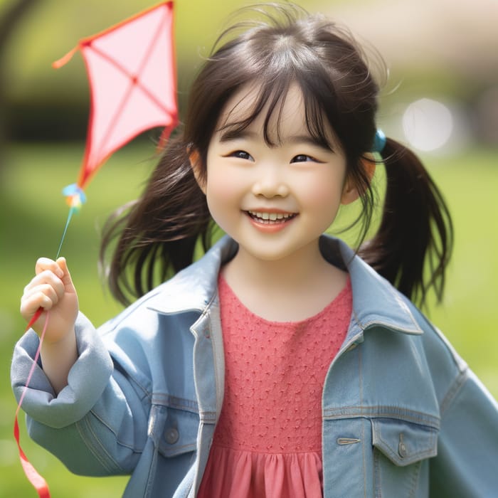 Beautiful Korean Girl Enjoying Nature | Spring Bliss
