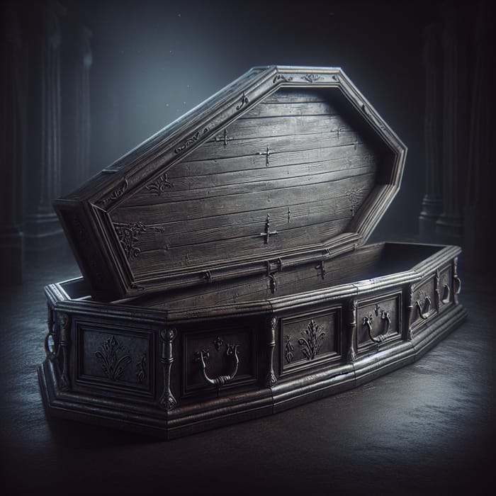 Eerie Coffin Scene: No Pockets in the Dark